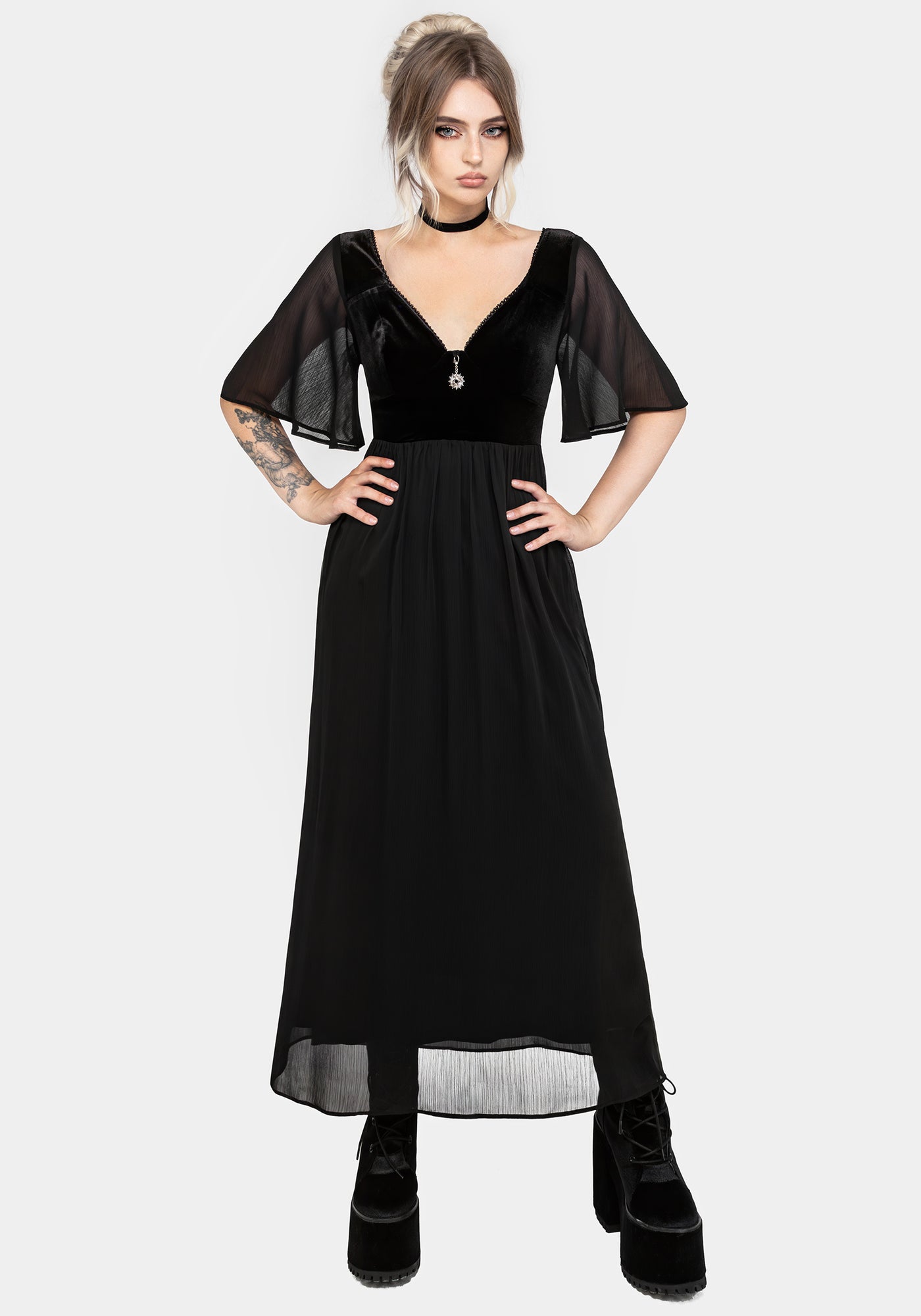sachin and babi light blue dress Long Sleeves Chiffon Aline Mother of the Bride Dress-Newarrivaldress –  newarrivaldress