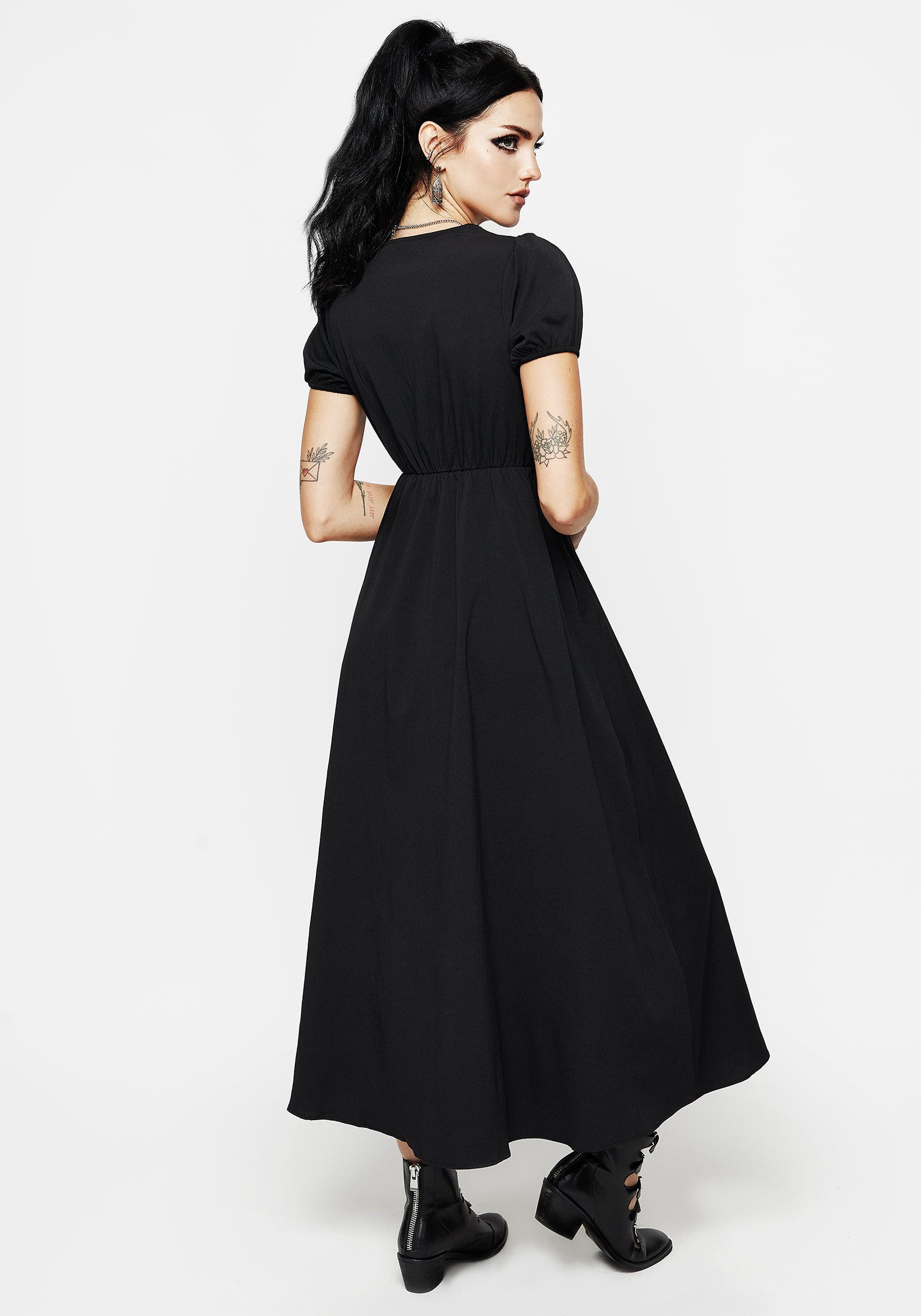 Taissa Floral Lace Button Up Midaxi Dress | Disturbia - Shop