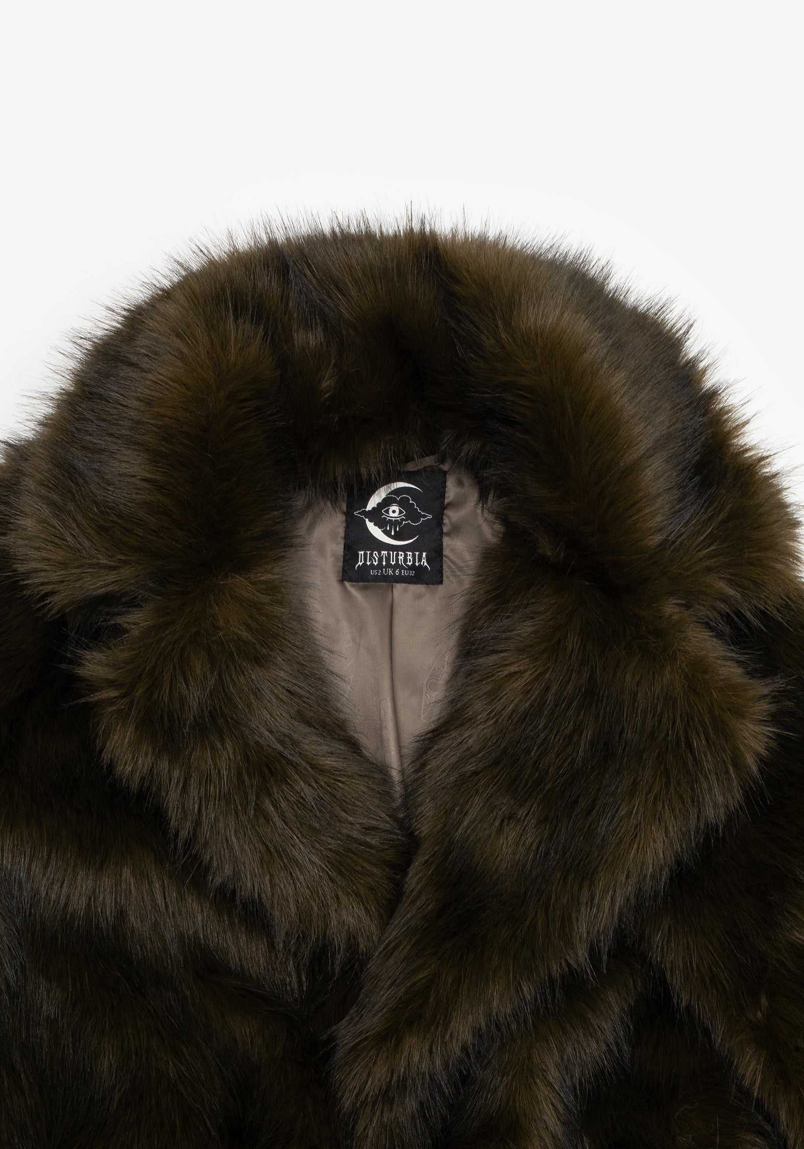Monstrum Cropped Faux Fur Jacket | Disturbia - Shop Women's Gothic