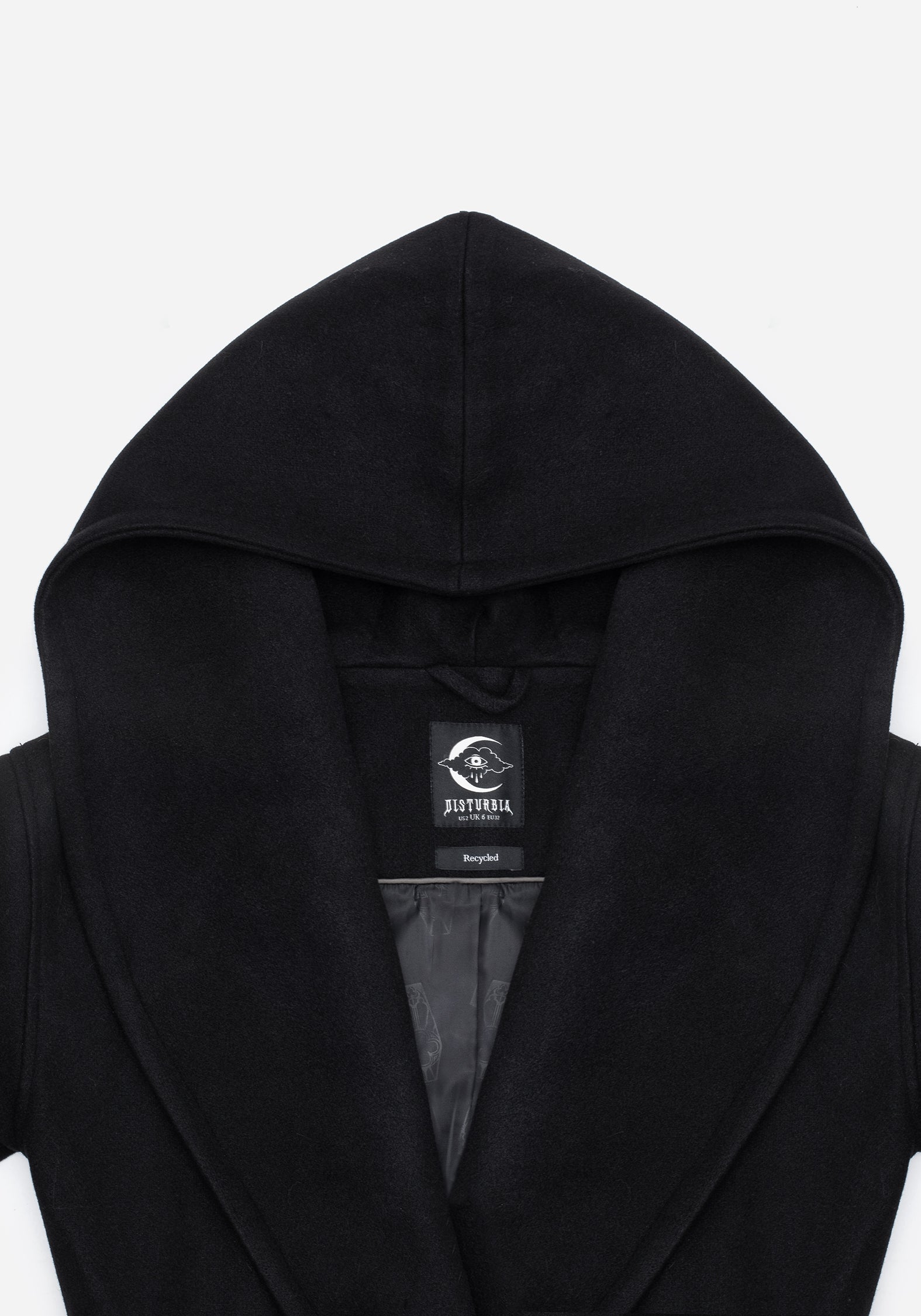 Catacomb Hooded Belted Coat | Disturbia - Shop Women's Gothic
