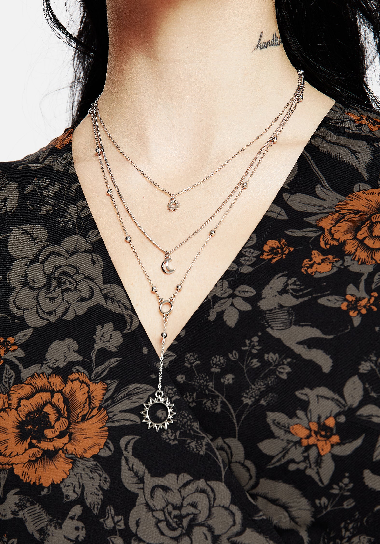 Helios Layered Necklace | Disturbia - Shop Women's Gothic