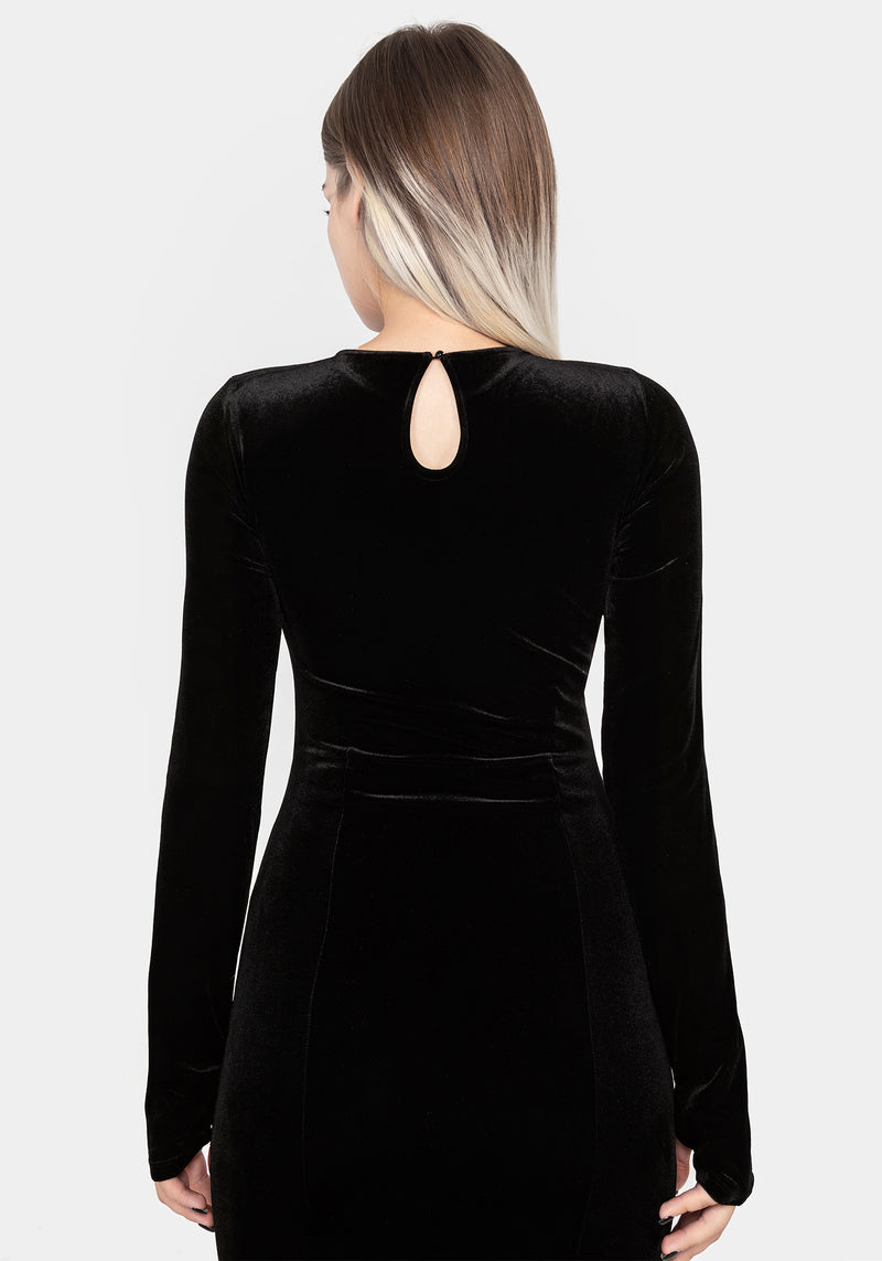 Antivenom Spider Cut Out Mesh Gown | Disturbia - Shop Women's Gothic, Alternative & Dark Romantic Fashion, Accessories & Homeware Antivenom Spider Cut Out Mesh Gown | Disturbia - Shop Women's Gothic, Alternative & Dark Romantic Fashion, Accessories & Homeware