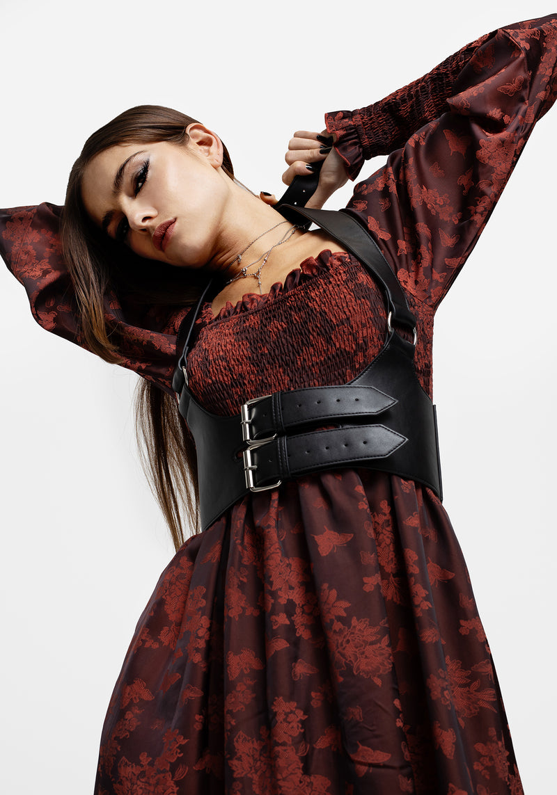 Mercury Buckle Halter Harness | Disturbia - Shop Women's Gothic, Alternative & Dark Romantic Fashion, Accessories & Homeware Mercury Buckle Halter Harness | Disturbia - Shop Women's Gothic, Alternative & Dark Romantic Fashion, Accessories & Homeware