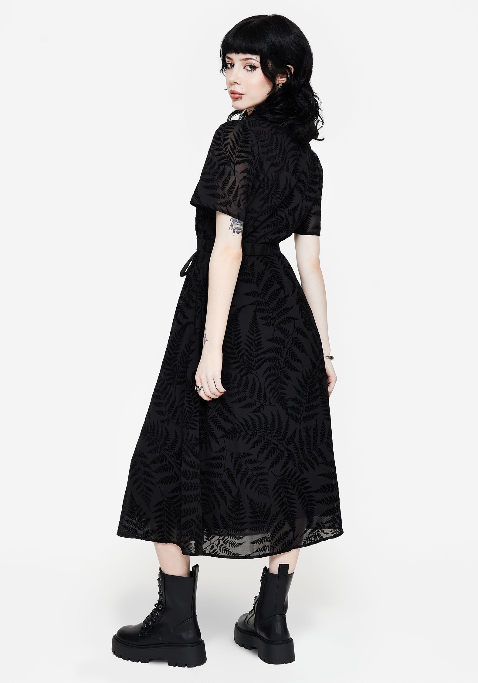 fern midi shirt dress FERN SHIRT DRESS Soliesse By Muskan