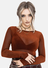 Soulthorn Long Sleeve Mesh Top