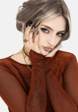 Soulthorn Long Sleeve Mesh Top