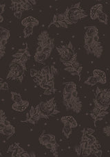 Hexborn Baba Yaga Printed Denim Mini Dress