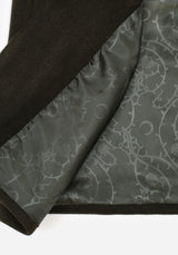 Evelyn Wool-Blend Bug Embossed Longline Coat