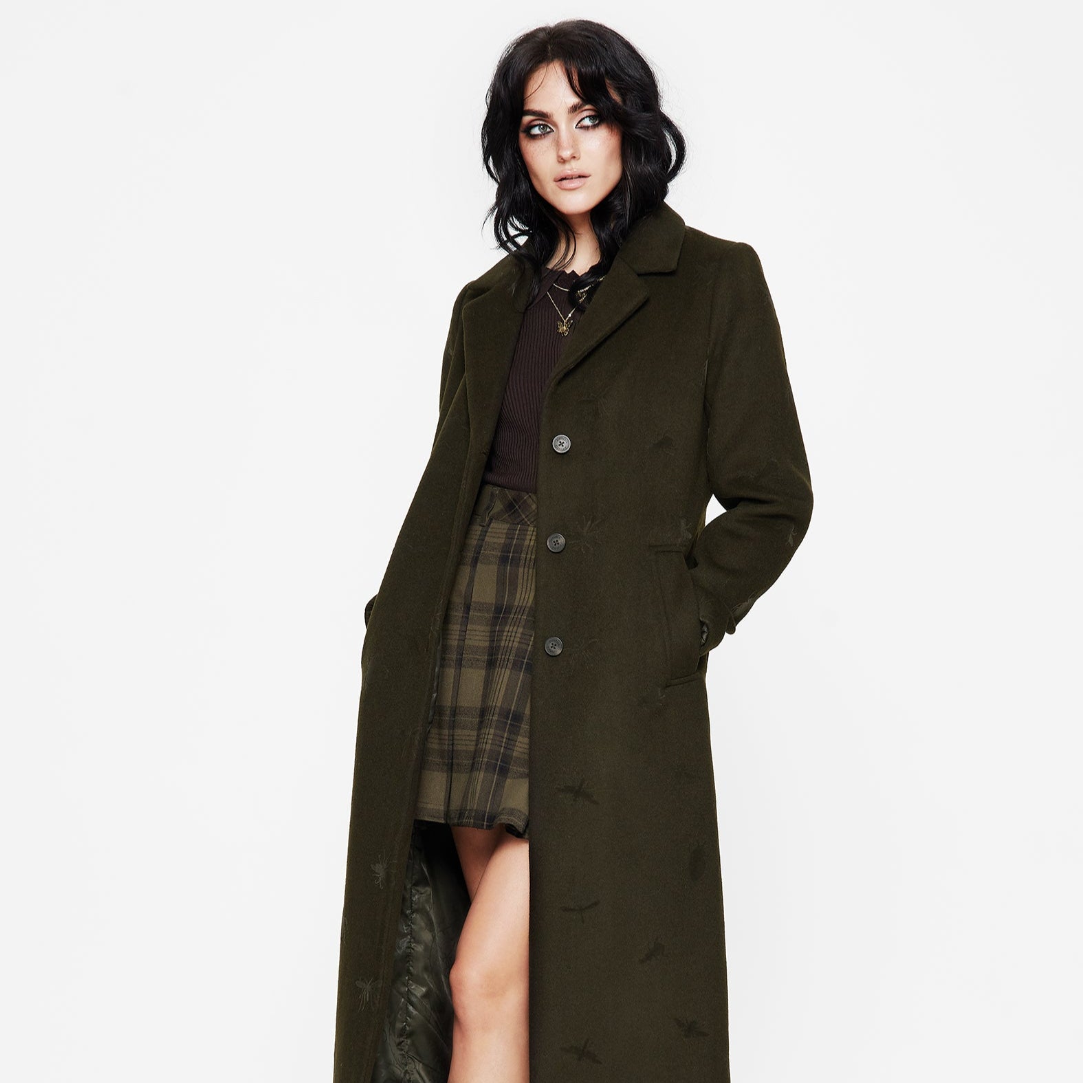【bibliotherk】24aw long coat Amazon.com: Allegra K Women's Double Breasted Notched Lapel Winter