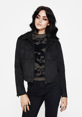 Rite Celestial Embroidered Suedette Jacket