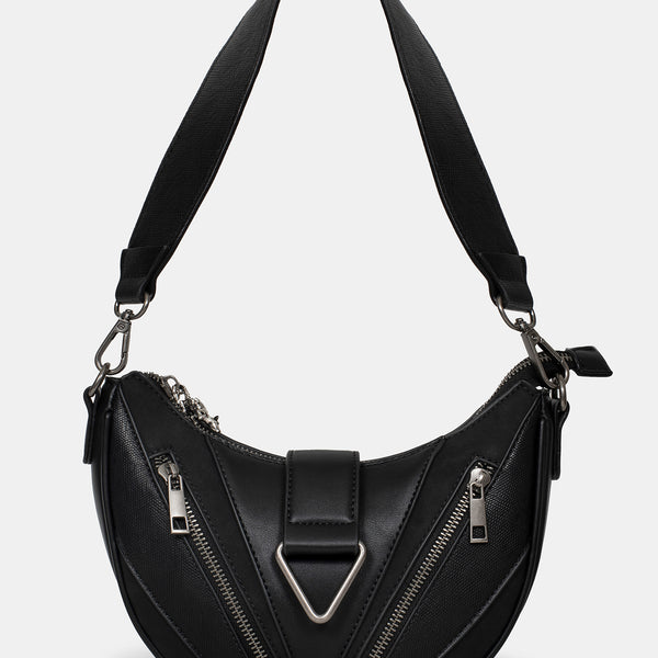Colette Rat Zip Triangle Hardware Shoulder Bag – Disturbia