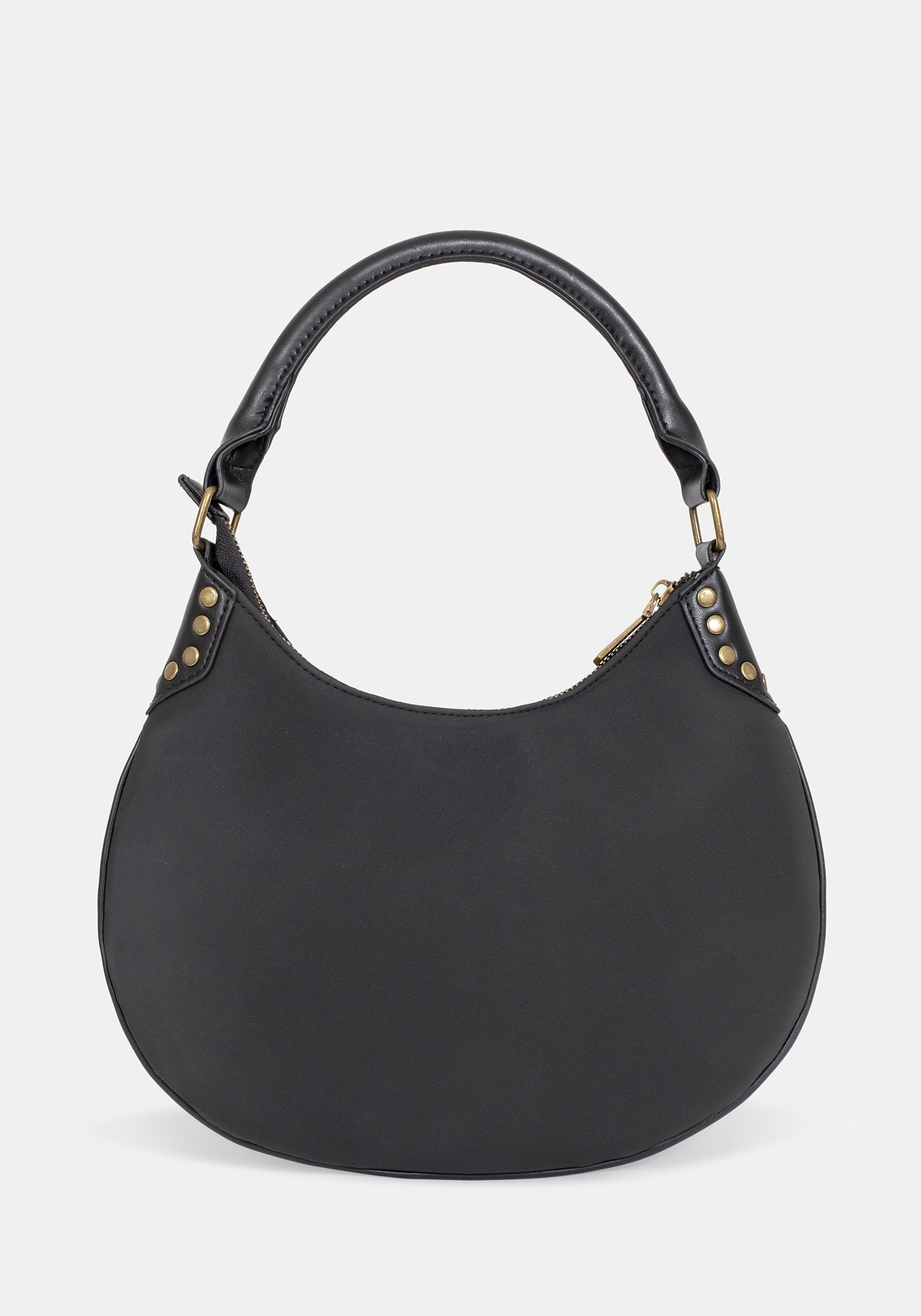 Shade Embroidered Crescent Shoulder Bag