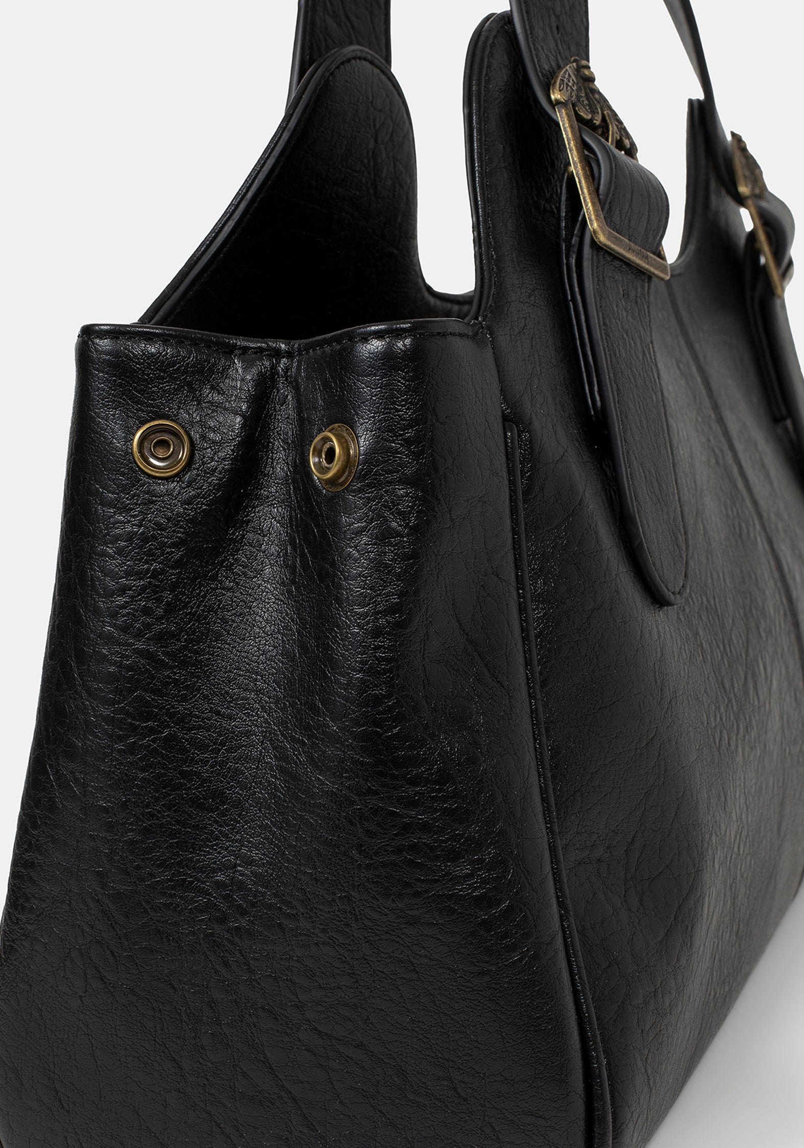 Rosamoth Buckle Shoulder Bag - Black