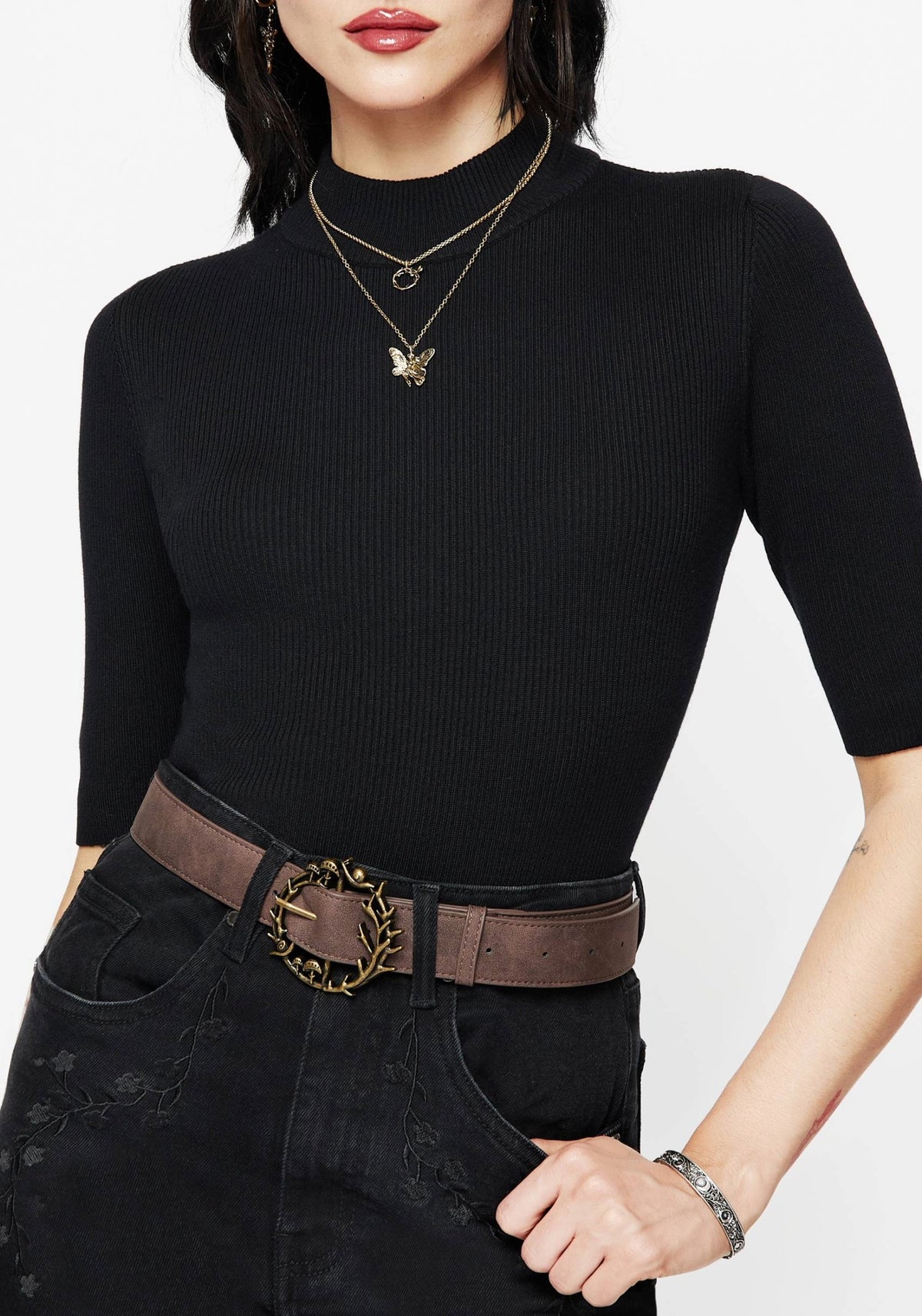 Eira Mushroom Buckle Belt