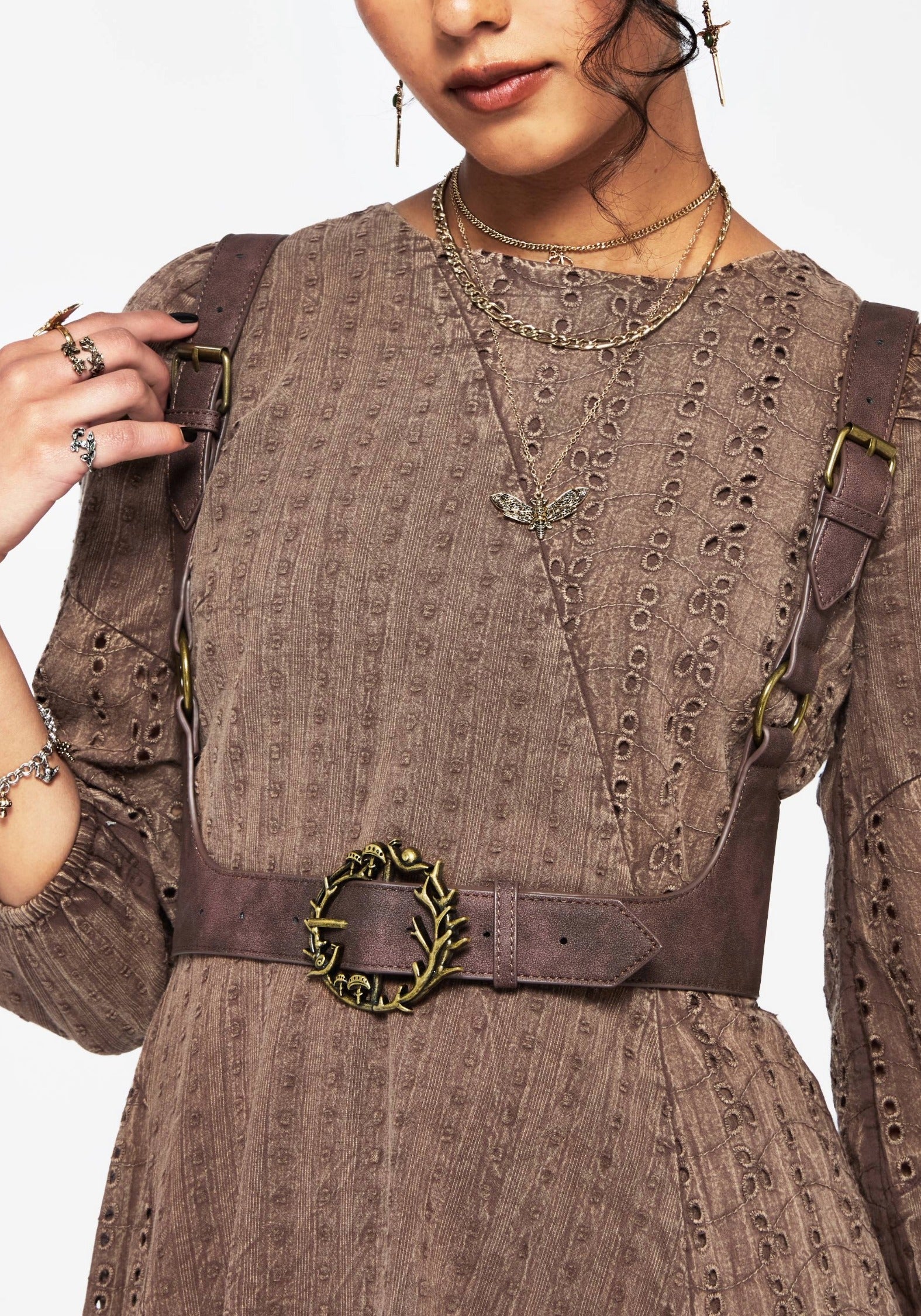 Eira Mushroom Buckle Harness – Disturbia
