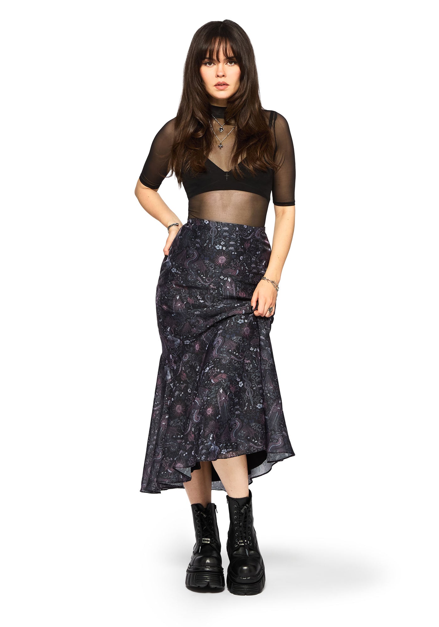 NieR ASYMMETRY UNISEX SKIRT【DAHLIA】 Alaïa Asymmetric skirt | Women's | Vitkac