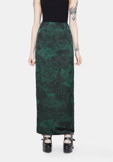 Solara Toile Print Maxi Skirt