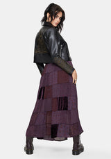 Mabel Floral Printed Patchwork Skirt