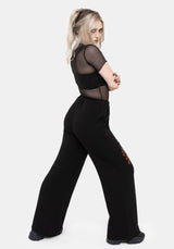 Foxglove Embroidered Straight Leg Jogger