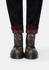 Loura Tapered Leg Check Turn Up Trouser