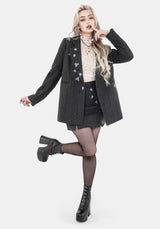 Chrysina Beetle Sequin Embellished Pleated Mini Skirt