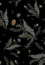 Cimora Dandelion Print Button Up Mini Dress