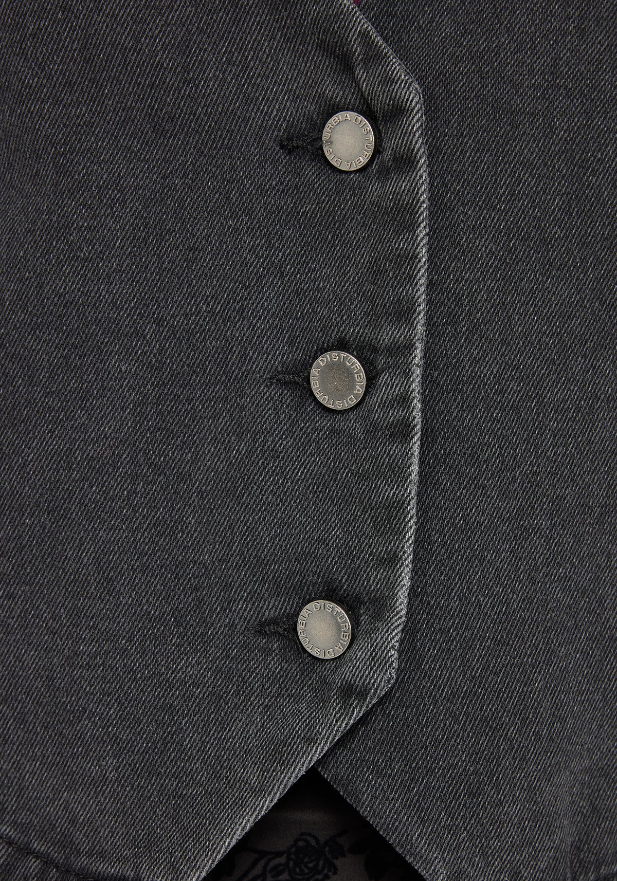 Maleah Embroidered Denim Waistcoat