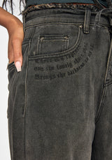 Zena Ombre Relaxed Wide Leg Jean