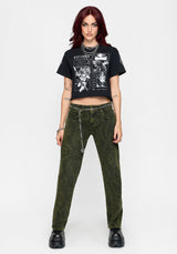 CANCELLED - Narcissa Snake Print Low Rise Straight Leg Jean