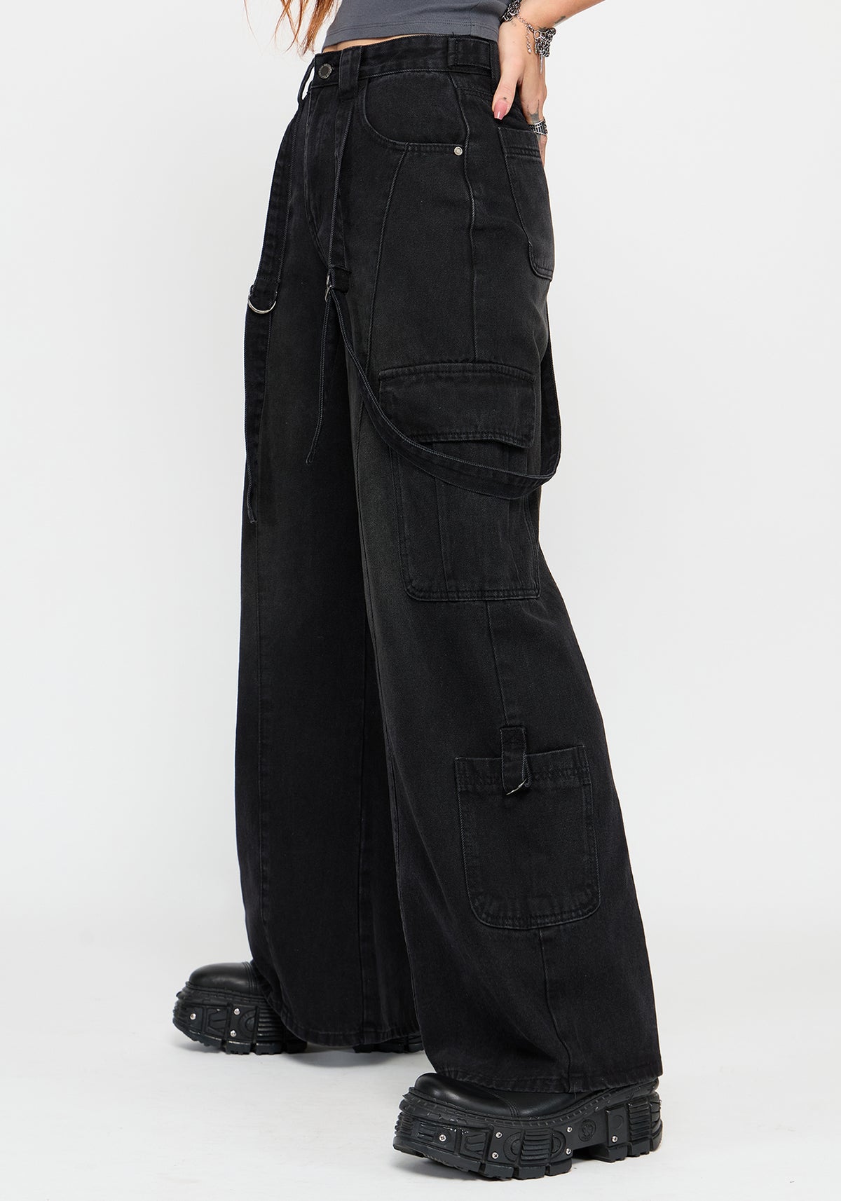 Rae Utility Relaxed Wide Leg Jean