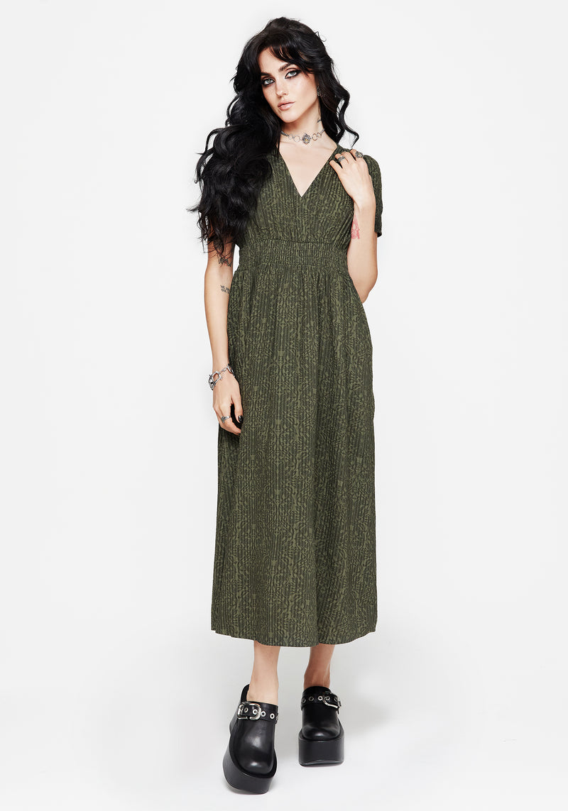 Francesca Dragon Printed Wrap Over Midaxi Dress Disturbia Francesca Dragon Printed Wrap Over Midaxi Dress Disturbia