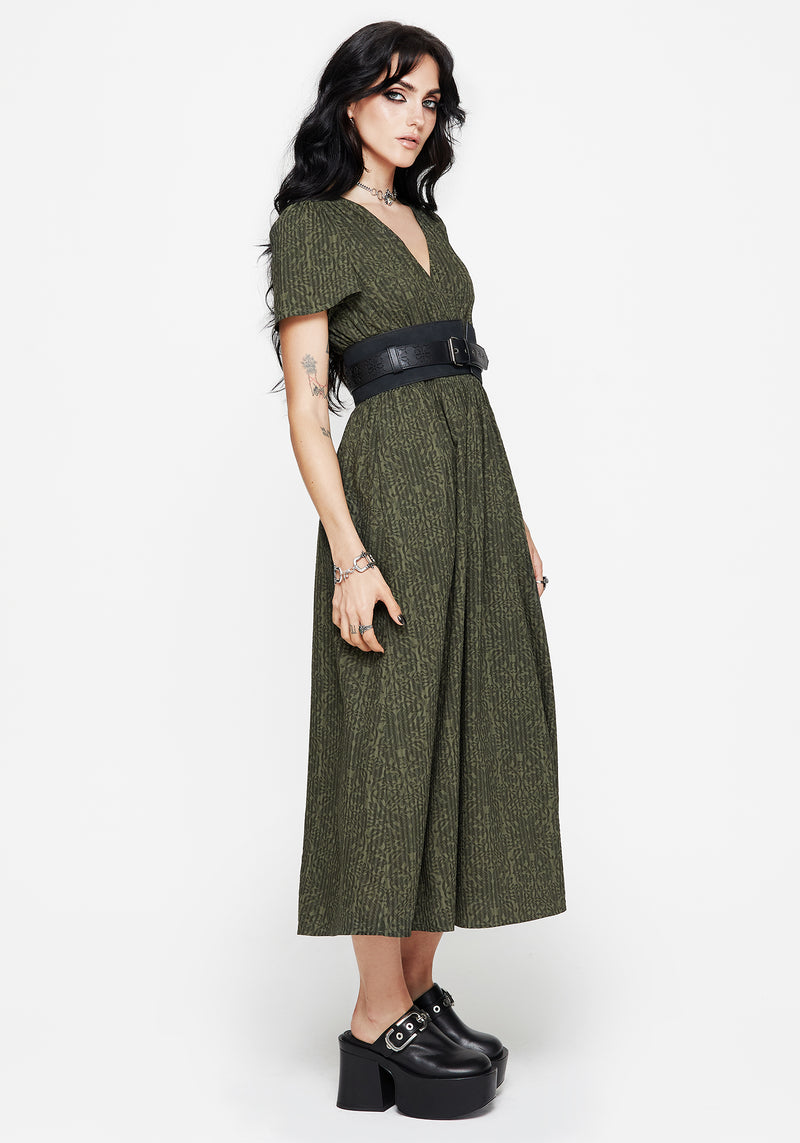 Francesca Dragon Printed Wrap Over Midaxi Dress Disturbia Francesca Dragon Printed Wrap Over Midaxi Dress Disturbia