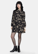 Lacelle Cotton Button Up Long Sleeve Mini Dress