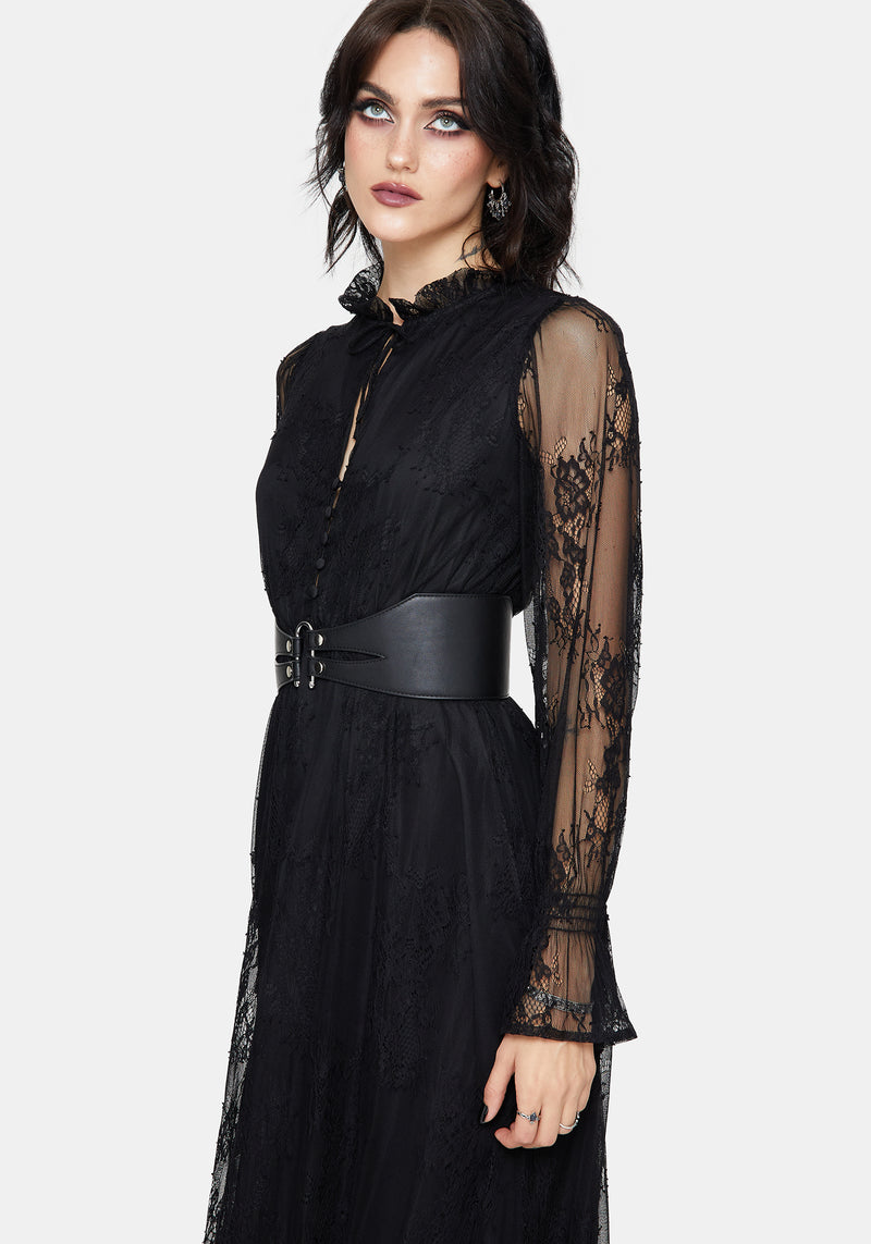 Bertha Lace Tiered Long Sleeve Maxi Dress Disturbia Bertha Lace Tiered Long Sleeve Maxi Dress Disturbia