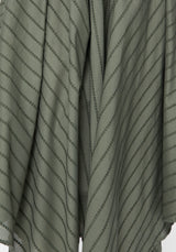 Blythe Cotton Handkerchief Hem Midaxi Skirt - Green