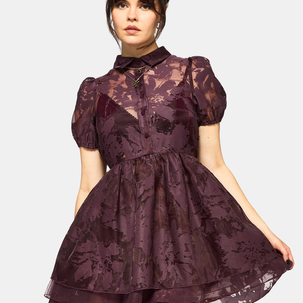 Spectre Layered Mini Shirt Dress