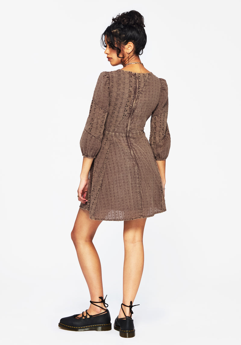 Summerisle Cotton Broderie Detail Mini Smock Dress | Disturbia - Shop Women's Gothic, Alternative & Dark Romantic Fashion, Accessories & Homeware Summerisle Cotton Broderie Detail Mini Smock Dress | Disturbia - Shop Women's Gothic, Alternative & Dark Romantic Fashion, Accessories & Homeware