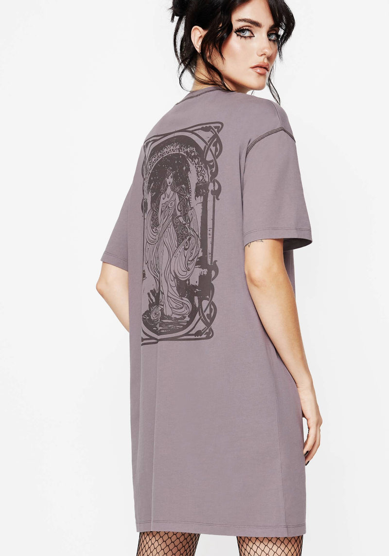 Saria Cotton-Blend Fairy Printed Jersey Tee Dress Saria Cotton-Blend Fairy Printed Jersey Tee Dress