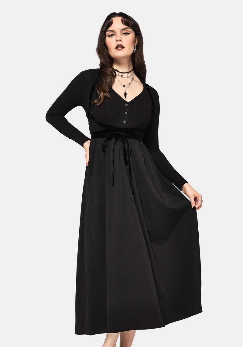 Torrent Button Up Midi Dress Disturbia Torrent Button Up Midi Dress Disturbia