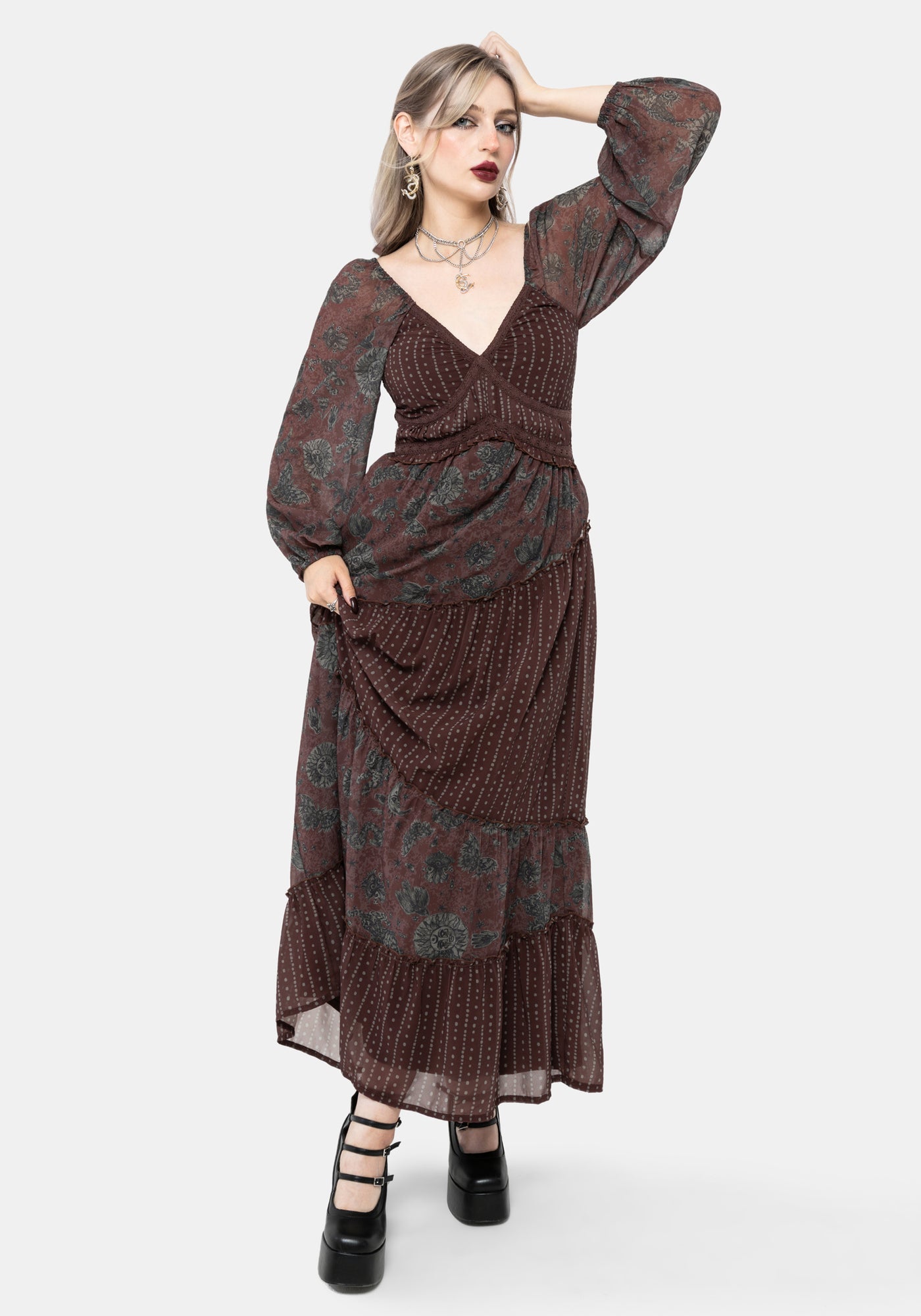 Pact Paisley Maxi Dress Disturbia Pact Paisley Maxi Dress Disturbia