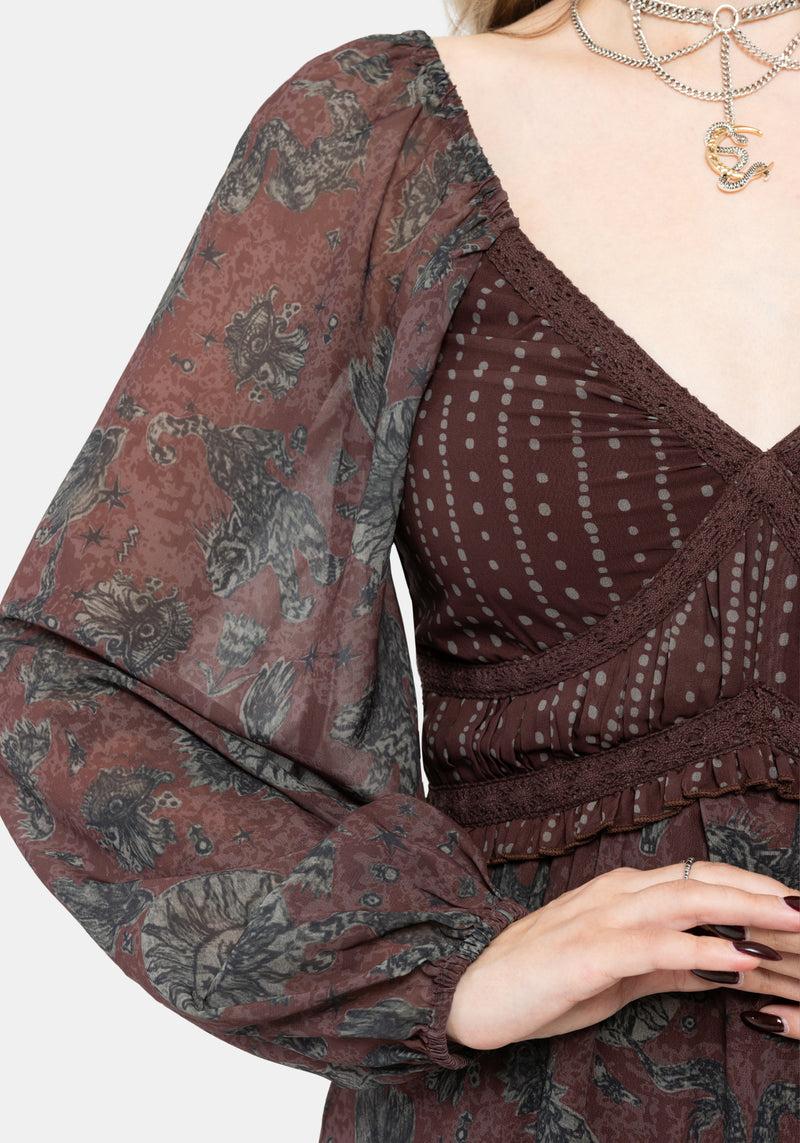 Pact Paisley Maxi Dress Disturbia Pact Paisley Maxi Dress Disturbia