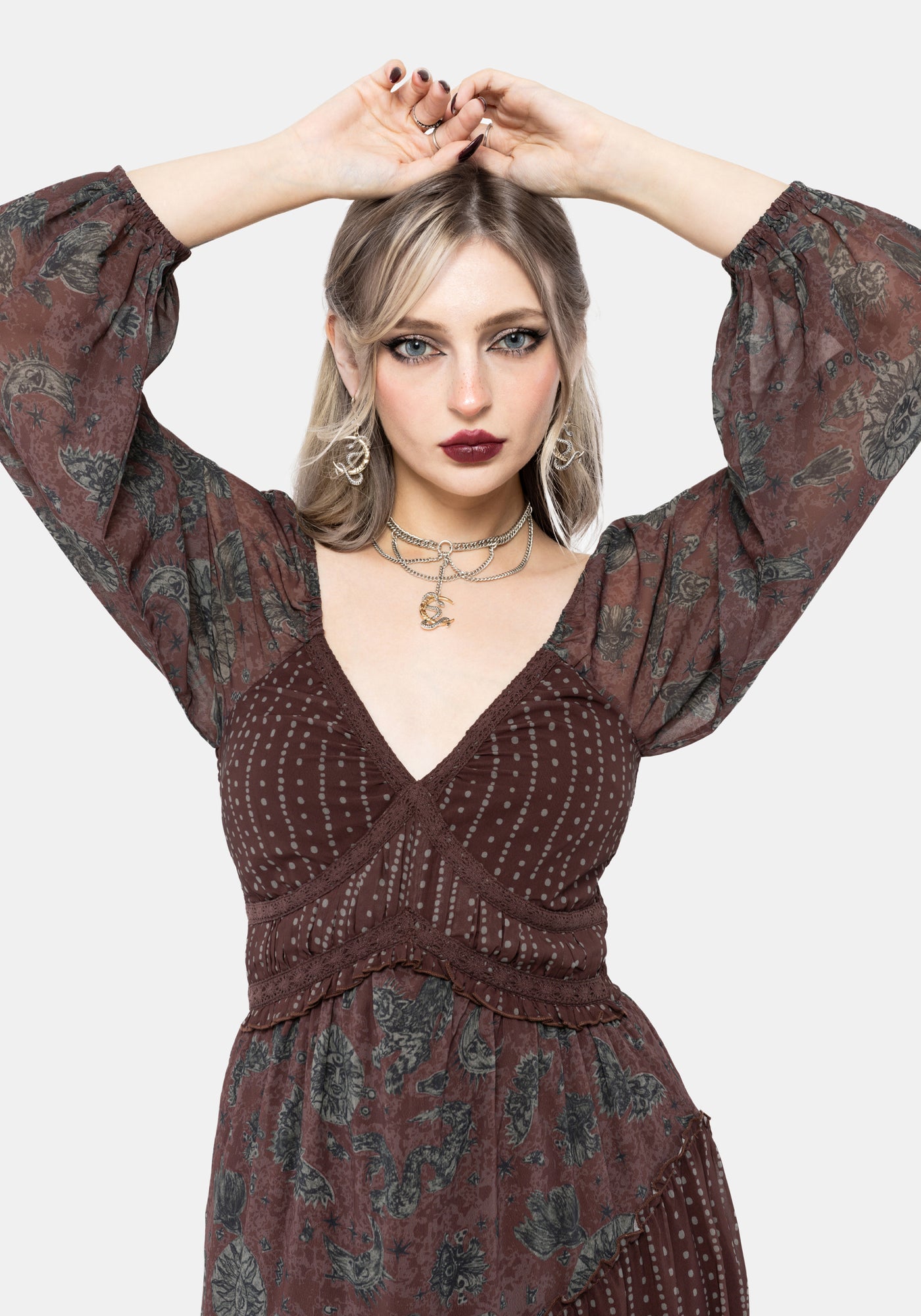 pact long sleeve dress Pact Paisley Maxi Dress – Disturbia