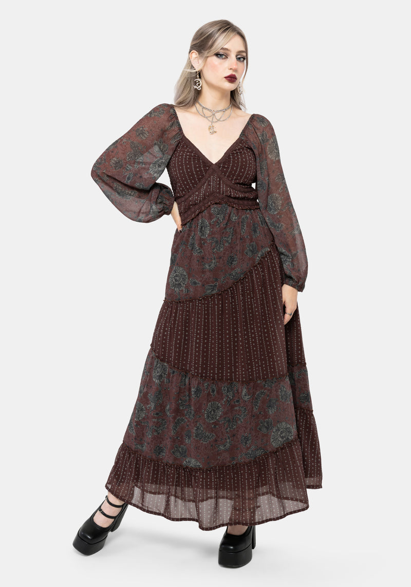 Pact Paisley Maxi Dress Disturbia Pact Paisley Maxi Dress Disturbia
