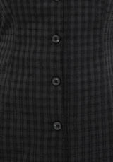 Ziggy Check Button Up Mini Dress