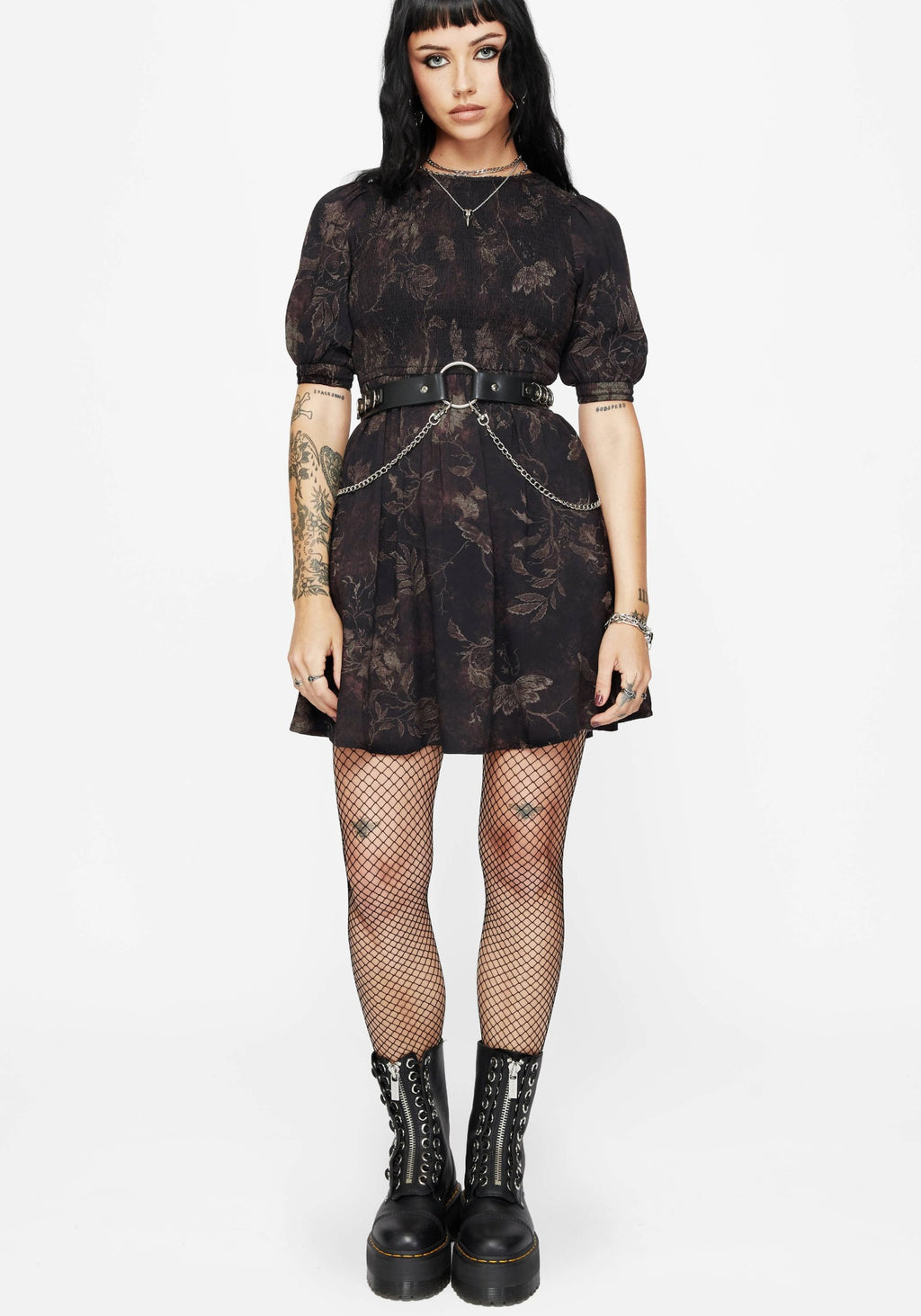 moth mini dress Ashmire Woodland Moth Mini Dress