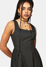 Cairn Stripe Corset Mini Dress