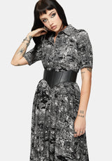 Nara Boudicca Printed Midaxi Dress