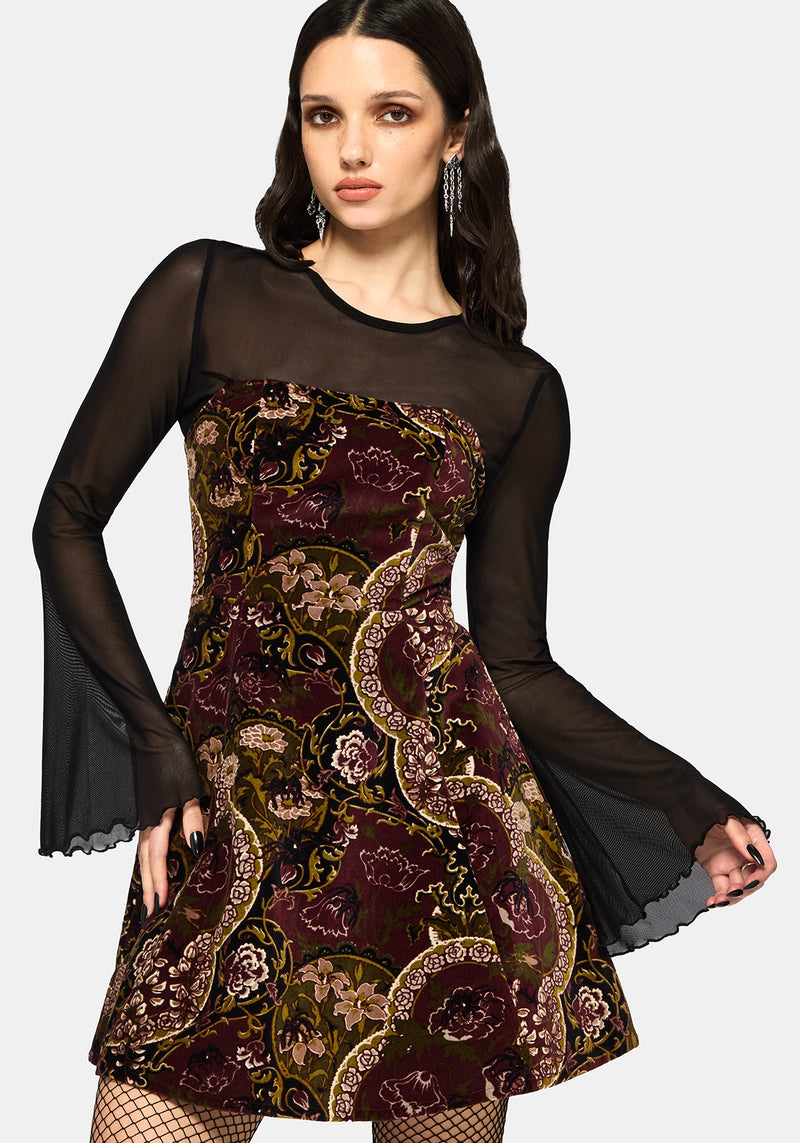effie mini dress Effie Baroque Strapless Mini Dress – Disturbia
