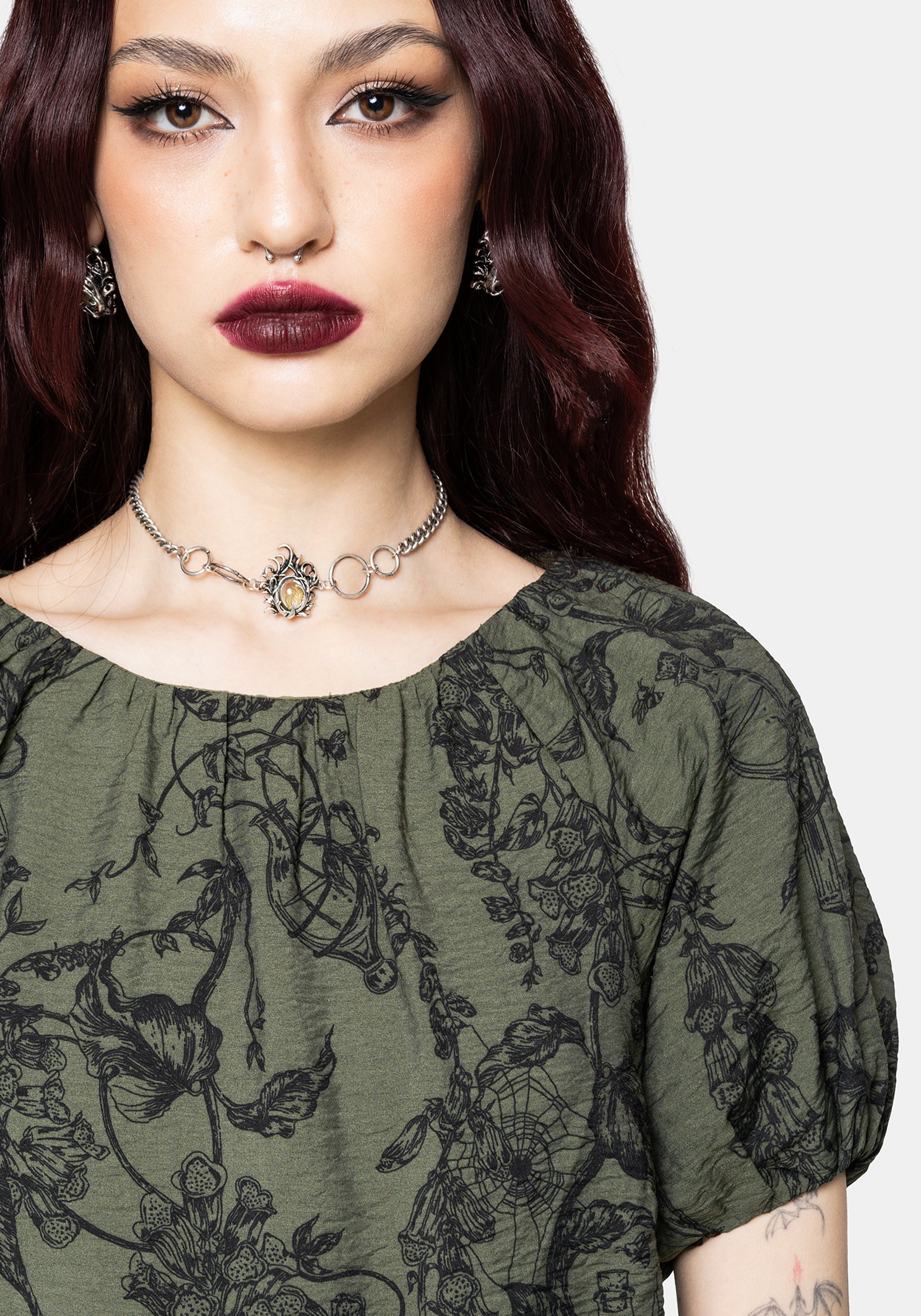 Orla Foxglove Mini Smock Dress