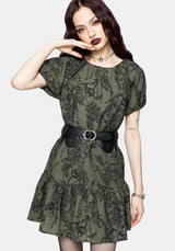 Orla Foxglove Mini Smock Dress